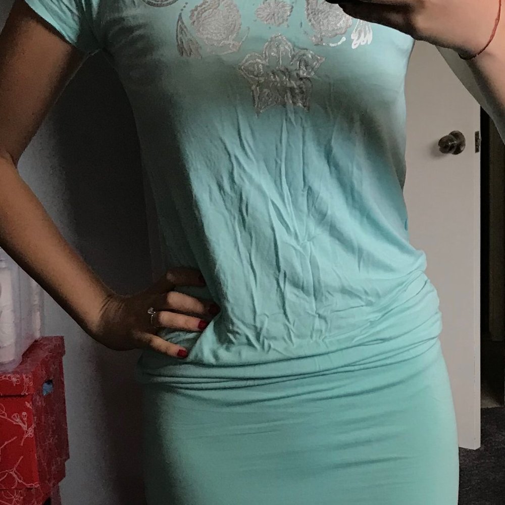 Light blue summer dress- Size S